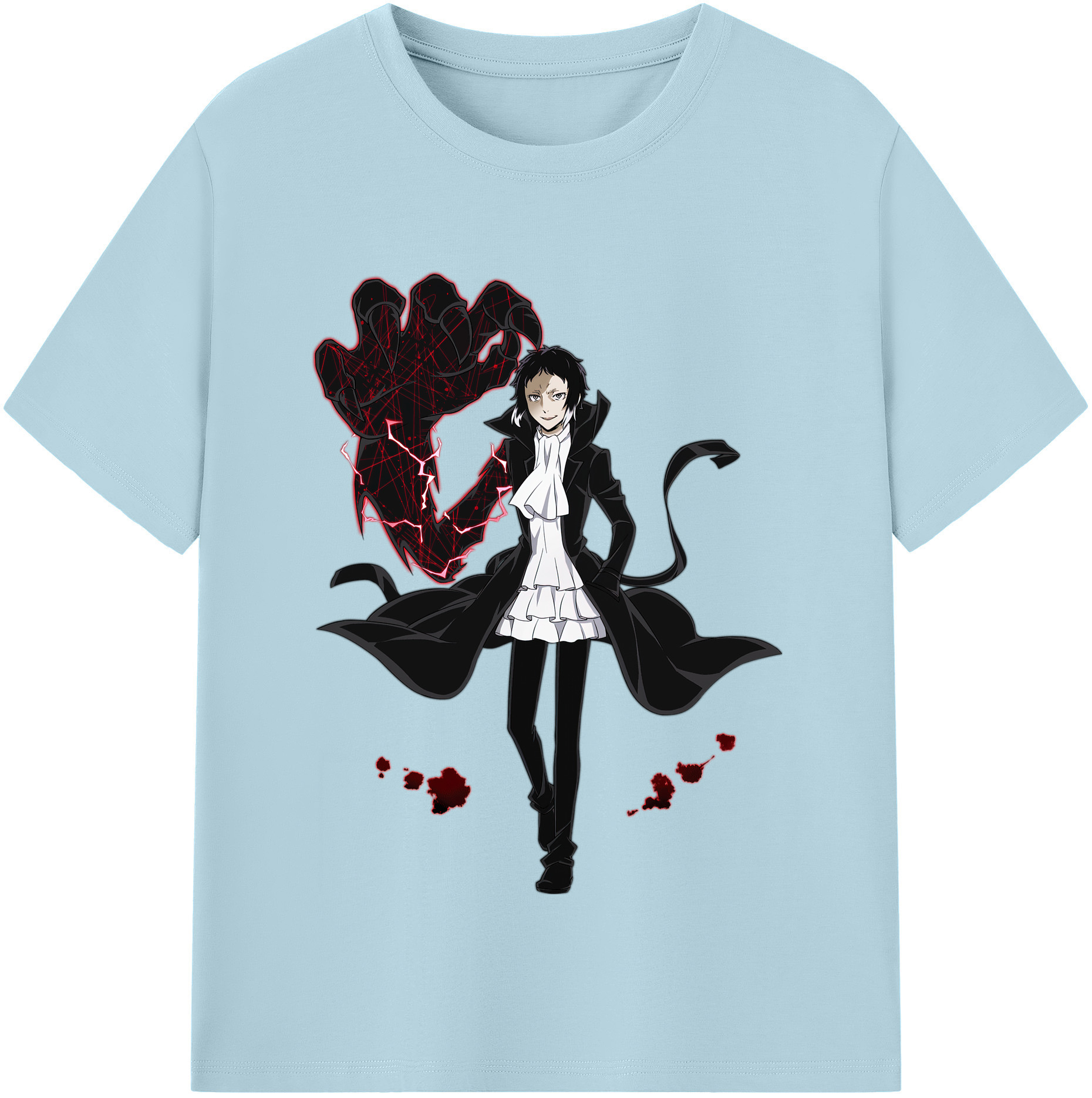 （画像用） 文豪ストレイドッグス Bungo Stray Dogs 綿100％半袖Tシャツ（フロントプリント）